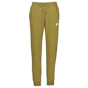 Nike W NSW Essntl Pant Reg FLC Joggers & Tracksuits Women Kaki - L - Tracksuit Bottoms Pants