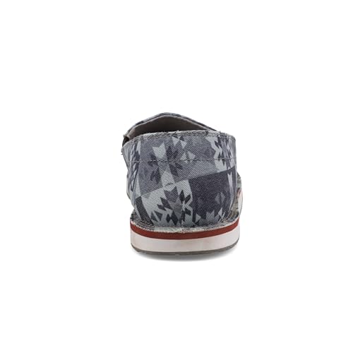 Image of Twisted X Men's Hooey Slip-On, Moc Toe, Grey Multi, 14 M