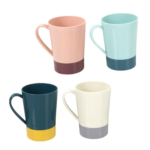 HOLIDYOYO Toothbrush Cup Holder Large Capacity Pp Material Modern Design Perfect for Bathroom