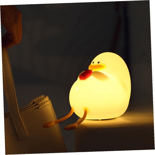 Lámpara de Noche de Mesa con Forma de Pato de Silicona miniatura 7