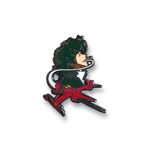Image of Cowboy bebop Pin Enamel Spike Pin Enamel Cowboy bebop poster Pin Spike enamel Pin cowboy bebop manga pin