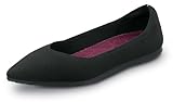 SR Max Albright, Women's, Jetsetting Black, MaxTrax Slip Resistant, Soft Toe, Dress Flat, Work Shoe (8.5 M)