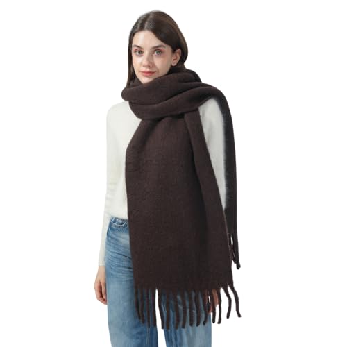 SUNDSGT Womens Winter Scarf for Women Cold Weather Wool Blend Long Soft Thick Warm Blanket Scarf Shawl4