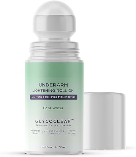 HK Und.erarm Ligh.tening Ro.ll On with 5% AHA, Glycolic Acid & Salicylic Acid for Women | for Underarms | Lightens & Remove Pigmentation | Deodorant for Underarms | Men & Women | 50ml