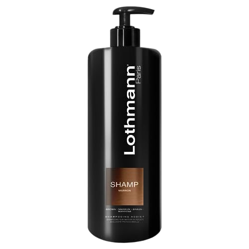 Lothmann Paris - Shampooing Sublimateur de Reflets Cheveux Colorés Color Addict Marron (Châtain) - 500ml