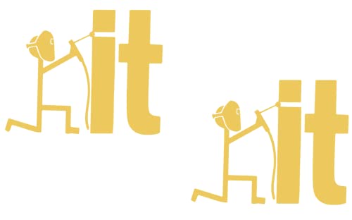 2 Pack - Just Weld It | Decal Vinyl Sticker Graphics for Car Truck SUV Van Wall Window Laptop | 5.5