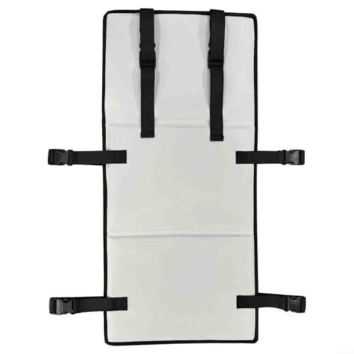 Bordfly Cubierta para litera infantil, protección contra caídas, doble capa, cierre de seguridad, gris, 78 x 38 x 3,5 cm, resistente a los arañazos, fácil montaje