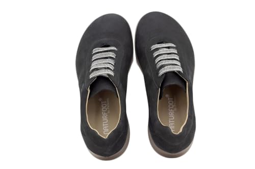 PieSanto - 255991 Zapato Respetuoso Nobuck Negro para: Mujer Talla: 39