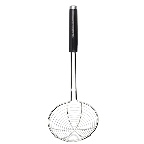 Escumadeira com Cabo em ABS Preto KitchenAid