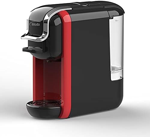 Cafetera Viva 3 Multicompatible con cápsulas Nespresso, Dolce Gusto y Café  Espresso Molido, 19 bares de presión,1450W, Color Rojo+Negro - PREYCA