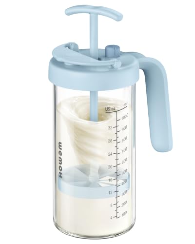 Borosilicate Glass Breast Milk Pitcher with Upgraded Mixer 32oz
