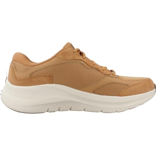 Skechers Max Cushioning Arch Fit 220198 Noir, Garniture en Cuir dura en Daim pour Whisky, 41 EU