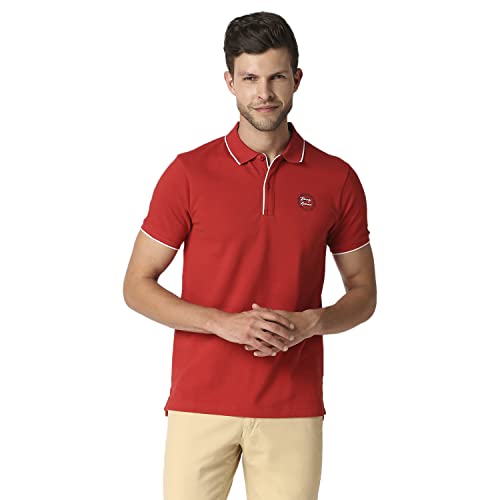 Image of Being Human Black Regular Fit Men's Polo T-Shirt Clothing