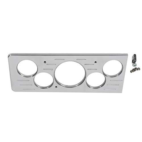 1940 Chevy Car 5 Gauge Dash Panel, Polished