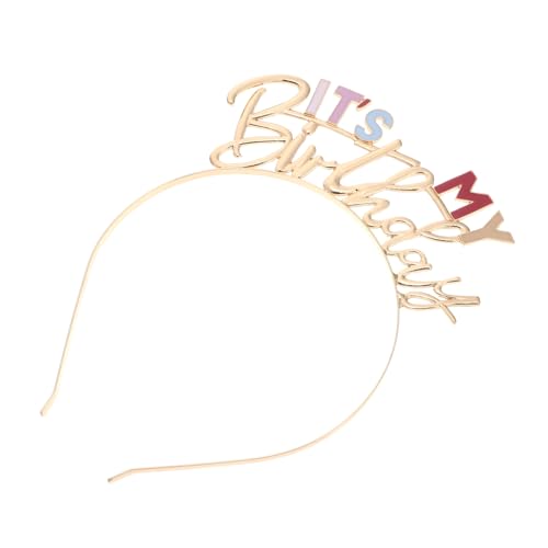 Homoyoyo 1 Pieza Diadema de Cumpleaños para Accesorio de Fiesta Divertido Tocado de Decoración para Celebraciones