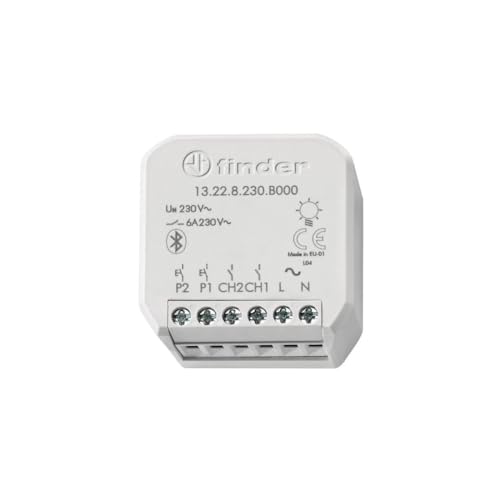 Finder YESLY actionneur de commutation pour éclairage connecté gris