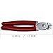 DAYSLIVES Hog Ring Pliers Straight with 300 Galvanized Hog Rings, Professional Spring-Loaded Pliers Upholstery Installation Kit Tool for Upholstery, Fence, Bungee Cord, Sausage and Meat Casings