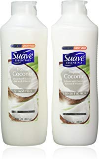 Suave Essentials Shampoo & Conditioner Set, Tropical Coconut, 30 Ounce Each by Suave