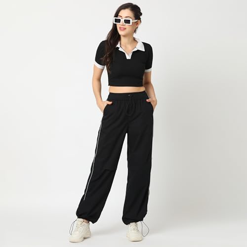 Image of Globus Women Cargos (GS565459 Black 26)