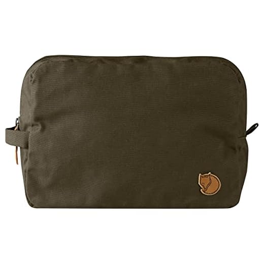Fjällräven Unisex-Erwachsene Gear Bag Large Werkzeugtasche, Grün (Dark Olive), 10x19x27 cm (B x H x T)