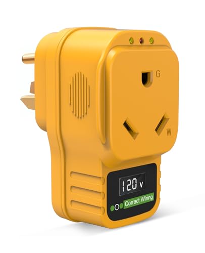 Top 10 Best Rv Surge Protector 30 Amp Reviews 2 30 Amp RV Surge Protector with Display Screen, Real-Time Voltage Monitor, Circuit Analyzer, 30A Male to Female Plug, 2100 Joules Surge Protection, LED Indicator Lights for Camper & Travel Trailer