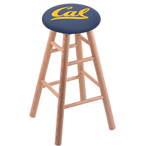 Holland Bar Stool Co. Oak Counter Stool in Natural Finish with Cal Seat by The