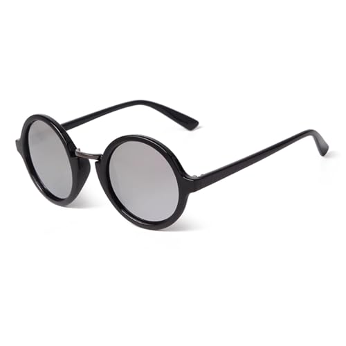 Lunettes de soleil rondes vintage femmes hommes pour l'été
