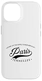 Fácil instalación Paris Tennessee TN Réplica de la Torre Eiffel para Hombres y Mujeres Carcasa para iPhone 14