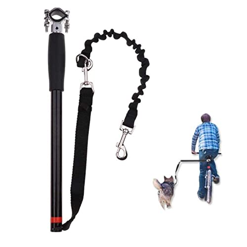 FGDTREE Dog Leash Easy Installation Removal Hand Free Bicycle Attachment for Outdoor Exercising Cycling Safe with Pets Dog Leash Harness Quick Release Attachment for Small Large Dogs Dog Hands Free