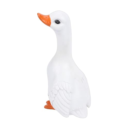 Statue canard mignonne ANGGREK pour décoration jardin extérieure
