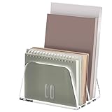 yakermur Schreibtisch-Aktenordner, vertikaler Briefsortierer, Acryl, für Büro, Klassenzimmer, Schule, Bett, Küche, Kochbuch, Dokument, Bibel, Klavier, Partitur, Album, Erwachsene, Studenten, Kinder