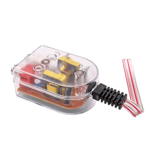 Lurrose 2pezzi Convertitore Audio Per Auto Ad e Bassa Frequenza Dispositivi Conversione Per Auto Adattatore Audio Realizzato Materiali e Durevole