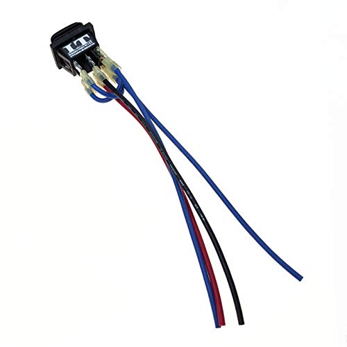 Industec Waterproof Momentary Polarity Reversing Rocker Switch 12V 20A Dpdt (On)-Off-(On) Dc Motor Control, Linear Actuator Controller 6 Pin 3 Position Wired Quick Plug Automatic Reset Kcd4-223 #TOP1