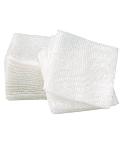 Indiginous Sterile Gauze Swabs for Dressing 10 x 10 Cm 12 PLY ( 20 Counts Pack of 5 )