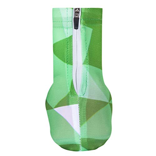 Cubiertas para zapatillas de ciclismo, protectoras contra el viento y el frío, talla M, verde miniatura 5
