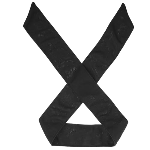GRIRIW 6 Unidades de Diademas Deportivas Unisex Negras para Mujer y Hombre, Absorbentes de Sudor, de Tela Transpirable y Diseño Sencillo, Ideales para Baloncesto y Entrenamiento