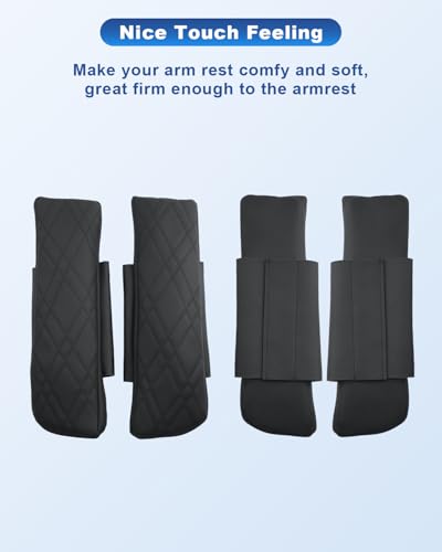Image of CDEFG 2Pcs for 2022-2025 BMW iX Center Console Cover for 2022-2025 BMW iX Accessories Armrest Cover 2022-2025 iX Middle Console Pad Arm Rest Cushion Leather Cover