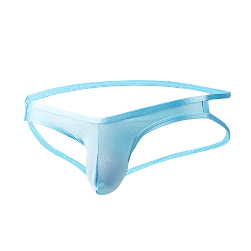 Mens Silky Smooth Open Back Jockstraps Bulge Pouch Undies3