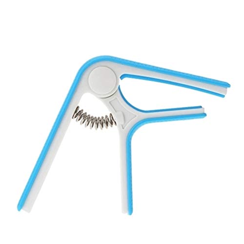 Capodastres Capo for Guitare Acoustique Capo de Guitare en Nylon à Une Main Tune Quick Change (Color : Blue, Size : One… - Les Beatles, Paul McCartney, John Lennon, RIngo Starr, George Harrison Capodastres Capo for Guitare Acoustique Capo de Guitare en Nylon à Une Main Tune Quick Change (Color : Blue, Size : One…