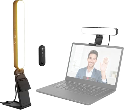 NEEWER Basics Barre Lumineuse 6W avec Support/Commande Tactile, Lampe Bureau LED Bicolore à intensité Variable pour la Maison, Le Bureau, la vidéoconférence, Les Jeux, Le Streaming, la Lecture, L10