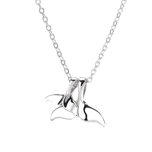 Collier ras du cou queue de sirène en argent fin et élégant pour femme