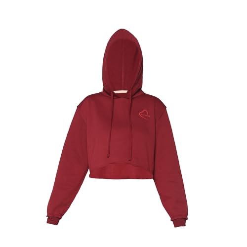 Image of Being Human Pink Long Sleeve Women's Hoodie Clothing