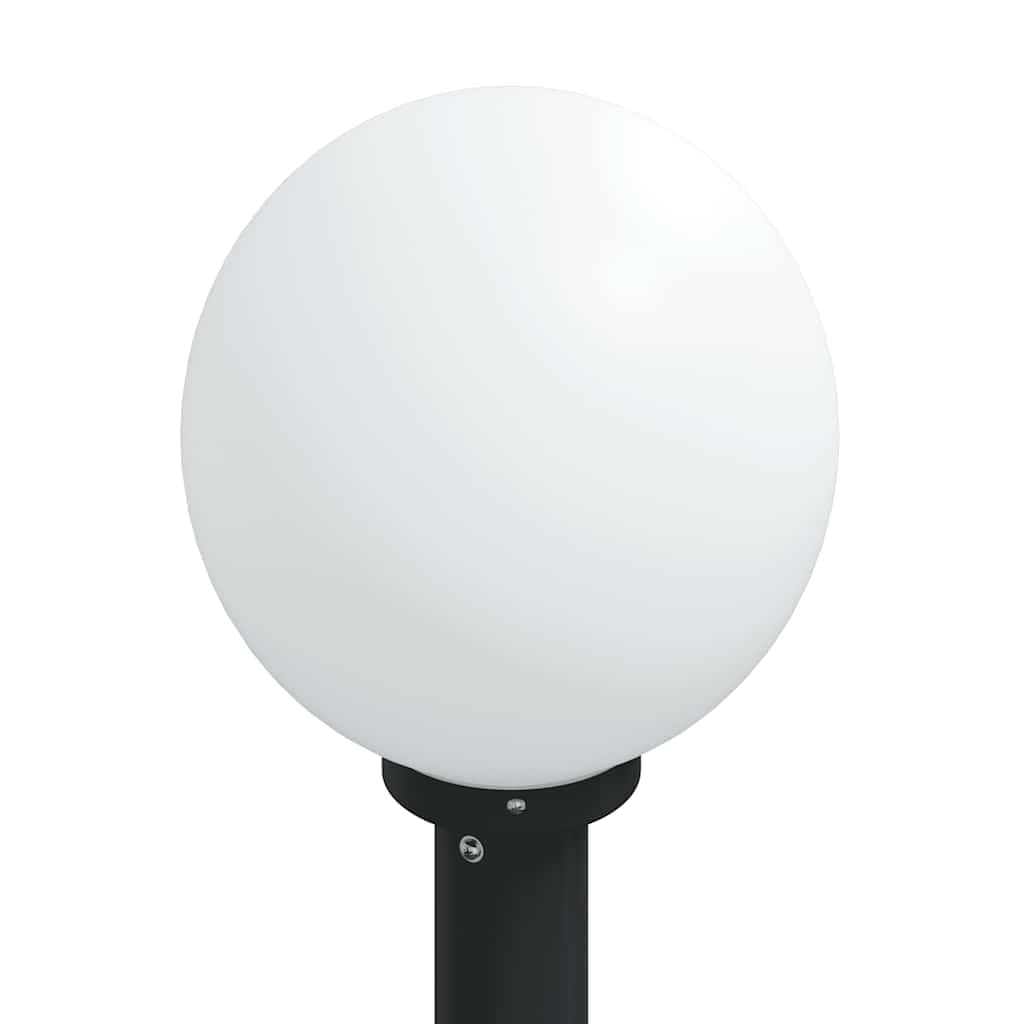 Lampadari con sensore e presa, 3 pezzi, 80 cm, in acciaio inox, nero, IP44, illuminazione esterna con sensore di movimento, per giardino, terrazza, sentiero, vialetto e veranda