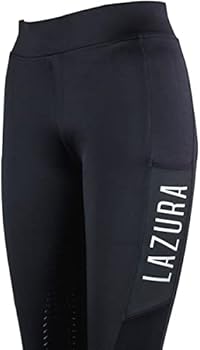 Pantalon d'équitation enfant Safir blanc/ bleu Equithème | OHLALA