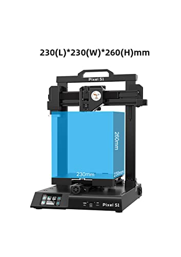 Image of Pixel 3D S1 Original DIY 3D Printer Indian FDM 3D Machine 2024 | Auto Levelling | Resume Printing | Works with TPU /PLA /ABS /PETG | Size:-230 * 230 * 260mm by WOL3D