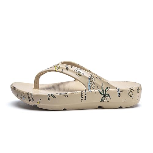 Large size summer parent-child couple flip flops, comfortable and lightweight beach shoes