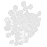 Farbe: transparent. chiwanji Münz-Kapseln, rund, Kunststoff, Münzhalter, Aufbewahrung, Organizer, 9 Größen erhältlich, transparent, 30 mm