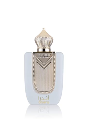 Hala Niche Collection - Perfume oriental de vainilla para mujer, 100 ml, caramelo, mandarina, manzana, ylang, anís, piña, almizcle, sándalo, premium de Kajal (caramelo, jazmín (Andra))