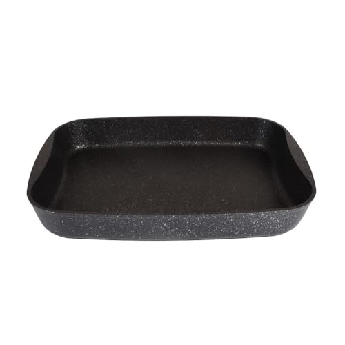 Non-Stick Baking Pan, Nonstick Cake Pan, Rectangle (dark marble)
