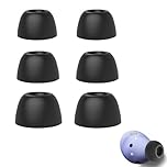 3 Pairs Foam Earbuds Cap,3 Different Size Replacement Ear Tips,Earbud Noise Isolation Cover,Non-Slip Earplugs Cap Foam Earbud Tips,Compatible with Samsung Galaxy Buds Pro Eartips(Black,S/M/L)
